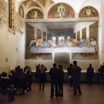 Leonardo da Vincis Wandgemälde "Das Abendmahl" (Il Cenacolo) in Mailand