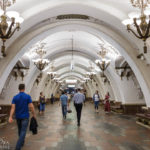 Metro-Station Arbatskaja in Moskau