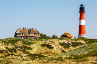 Leuchtturm Hörnum auf der Insel Sylt
