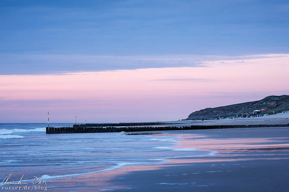 Sonnenuntergang auf Sylt