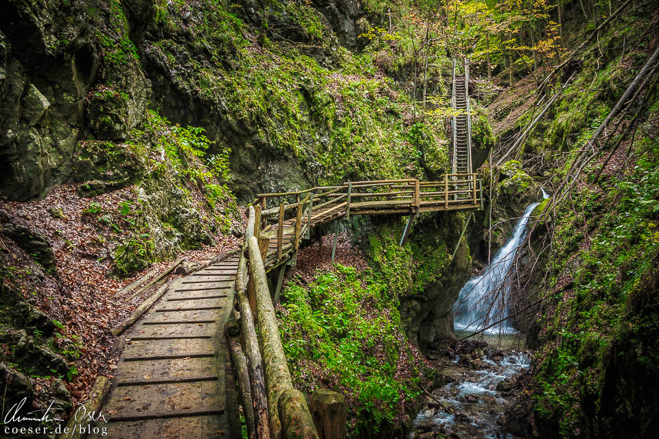 Wasserfall in der Dr.-Vogelgesang-Klamm