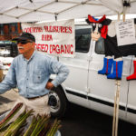 Verkäufer auf dem FRESHFARM Dupont Circle Market in Washington