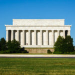 Die Rückseite des Lincoln Memorial