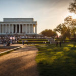 Das Lincoln Memorial in der Nachmittagssonne