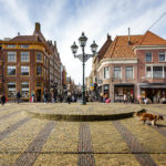 Blick auf die Shoppingmeile Langestraat in Alkmaar