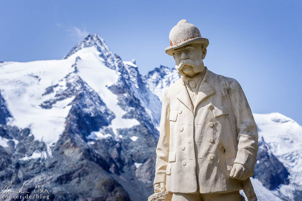 Kaiserstein mit Großglockner auf der Kaiser-Franz-Josefs-Höhe