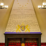 Detailaufnahme im Ridderzaal im Binnenhof in Den Haag