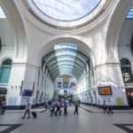 Innenansicht des Hauptbahnhof von Dresden