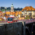 Altstadt und Brücke über die Drau in Maribor