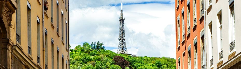Der Eiffelturm in Lyon