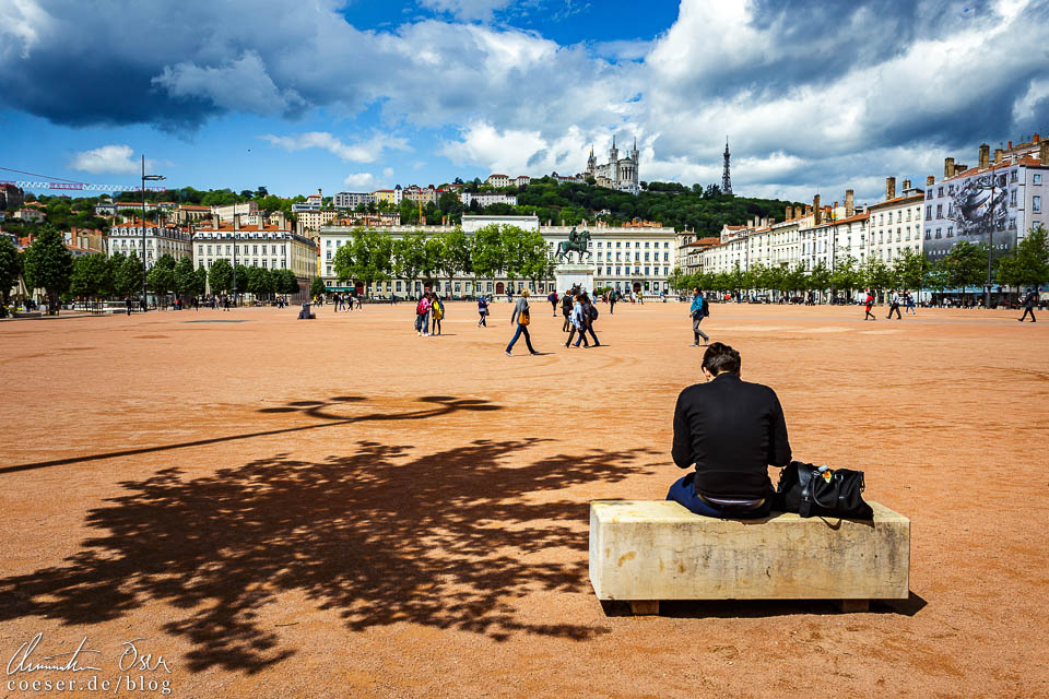 Der Place Bellecour in Lyon