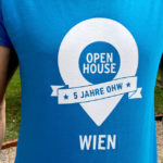 Das Jubiläums-Shirt für die Volunteers von Open House Wien 2018