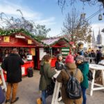 Der Weihnachtsmarkt auf der Strossmayer-Promenade in Zagreb