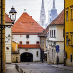 Das Steintor und die Kathedrale von Zagreb