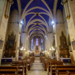 Innenansicht der Kirche Sveti Franjo in Zagreb