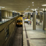 Innenansicht der U-Bahn-Station Bundestag in Berlin