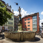 Einer der zahlreichen Trinkbrunnen in Zürich