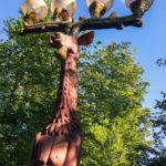 Skulptur Leuchtende Hirschen auf dem Uetliberg in Zürich