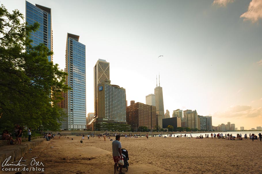 Skyline und Chicago Beach