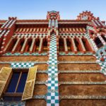 Außenansicht der Casa Vicens von Antoni Gaudì in Barcelona