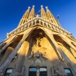 Außenansicht der Sagrada Família von Antoni Gaudì in Barcelona