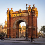 Der Triumphbogen (Arc de Triomf) in Barcelona