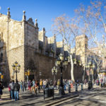 Bethlehem-Kirche an der Flaniermeile La Rambla in Barcelona