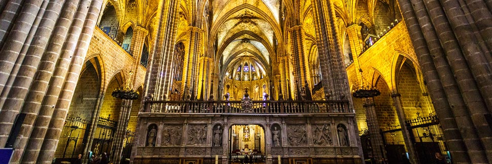 Innenansicht der Catedral de Barcelona