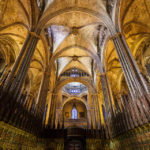 Innenansicht der Kathedrale von Barcelona