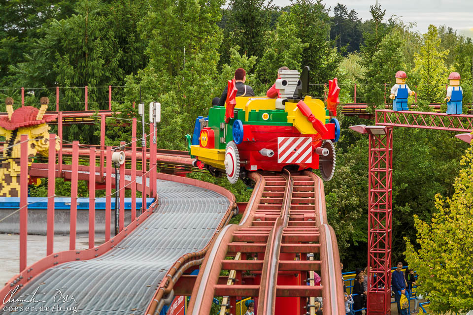 Die Hochbahn Tret-o-Mobil im Legoland Deutschland Resort in Günzburg