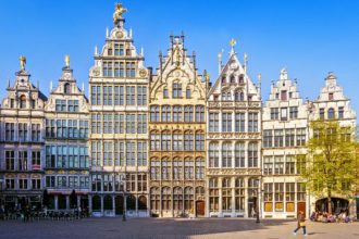 Zunfthäuser auf dem Grote Markt in Antwerpen