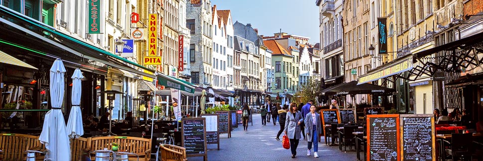 Der Oude Koornmarkt in Antwerpen