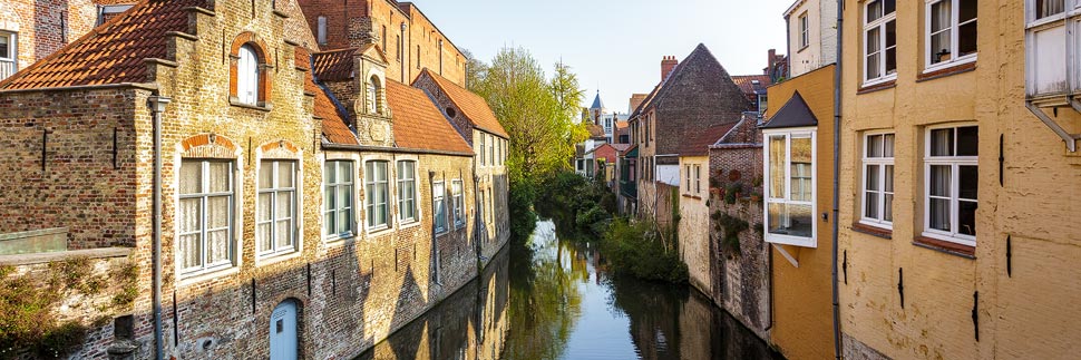 Grachtenkanal in Brügge