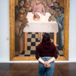 Gemälde Das letzte Abendmahl von Gustave van de Woestyne im Groeningemuseum