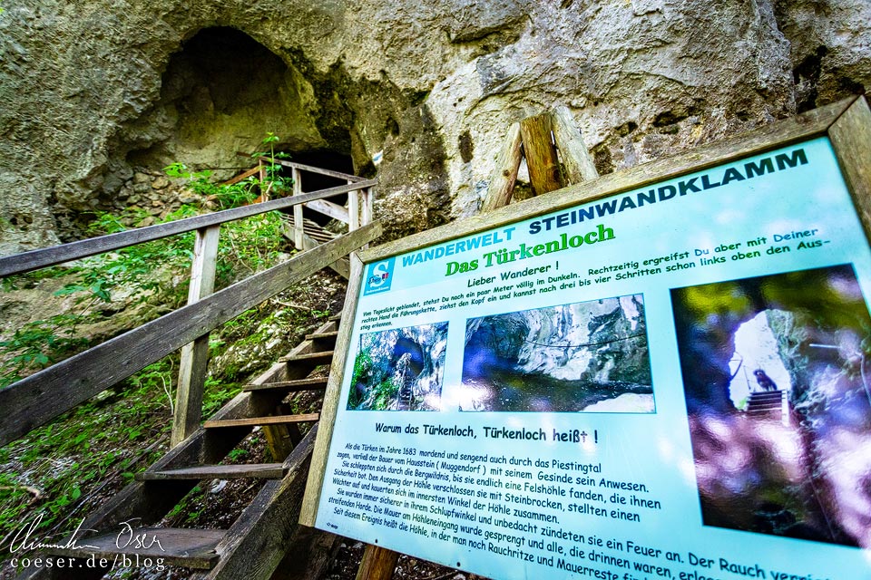 Türkenloch in der Steinwandklamm in Niederösterreich