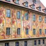 Freskenfassade am Alten Rathaus in Bamberg