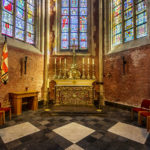 Innenansicht der St. Michaelkirche in Gent