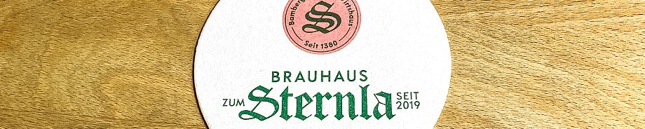 Bierdeckel der Brauerei Sternla in Bamberg