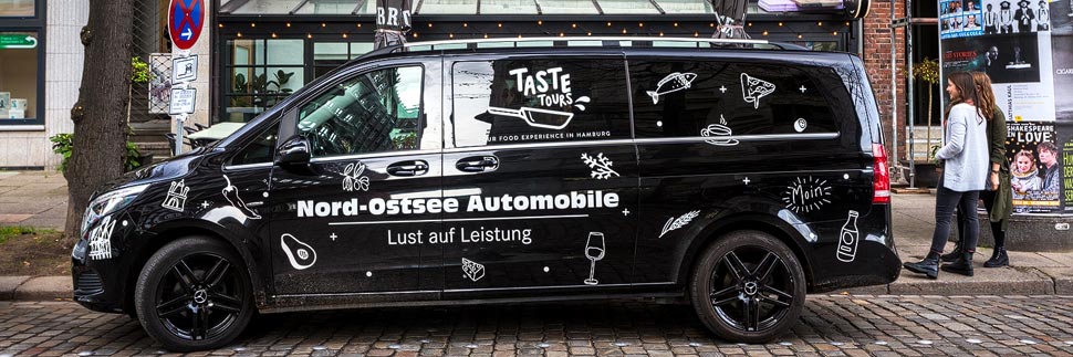 Mercedes V-Klasse der Taste Tours in Hamburg