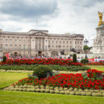 Der Buckingham Palace und die Victoria Statue in London