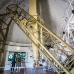 Teleskop im Greenwich Royal Observatory in London