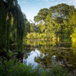 Parklandschaft auf dem Gelände des Kastell von Kopenhagen