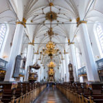 Innenansicht der Dreifaltigkeitskirche (Trinitatis Kirke) in Kopenhagen