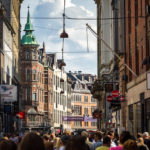Die Einkaufsstraße Strøget in Kopenhagen