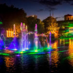 Lichtshow im Vergnügungspark Tivoli