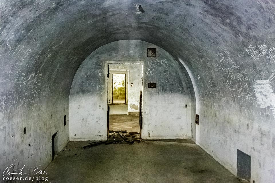 Bunkeranlage in der Dokumentation Obersalzberg in Berchtesgaden