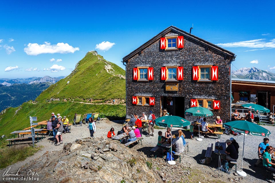 Wormser Hütte auf der 3-Seen-Wanderung auf dem Hochjoch