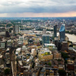 Blick vom Wolkenkratzer The Shard auf London