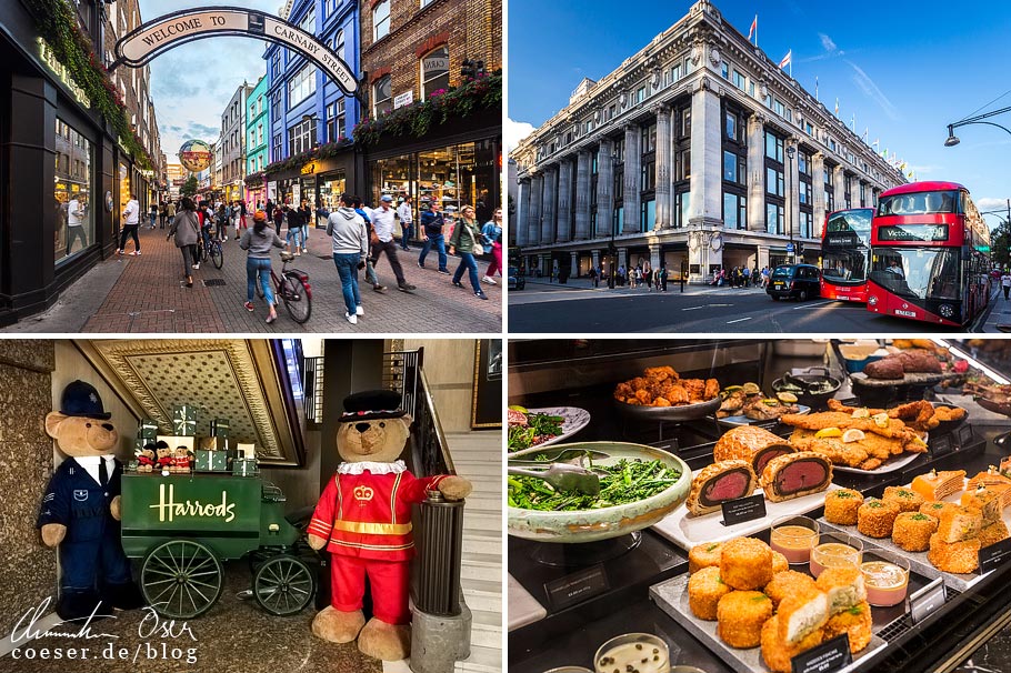 Citytrip nach London: Carnaby Street, Selfridges, Harrods