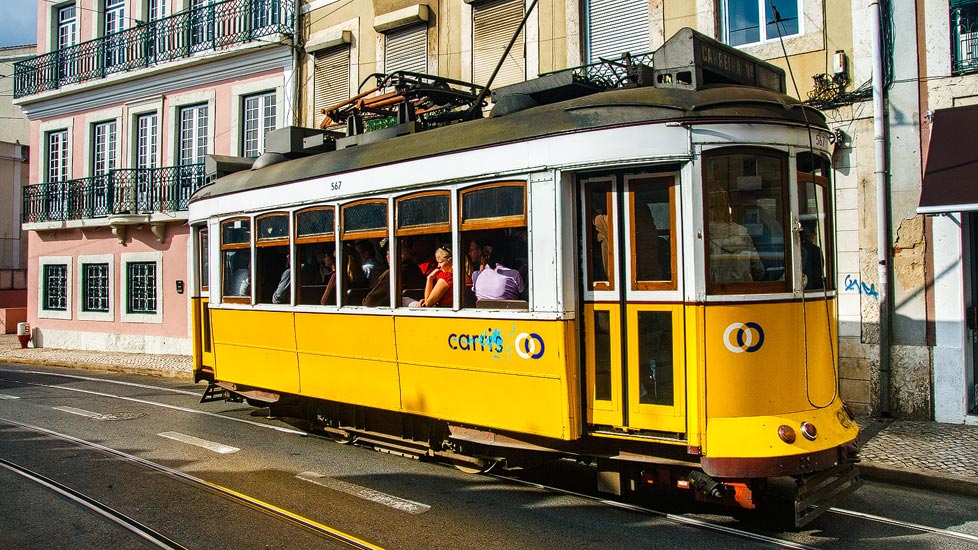 Poling Weiß Lissabon und seine Tram Electricos Straßenbahn Bilder Buch Neu! 